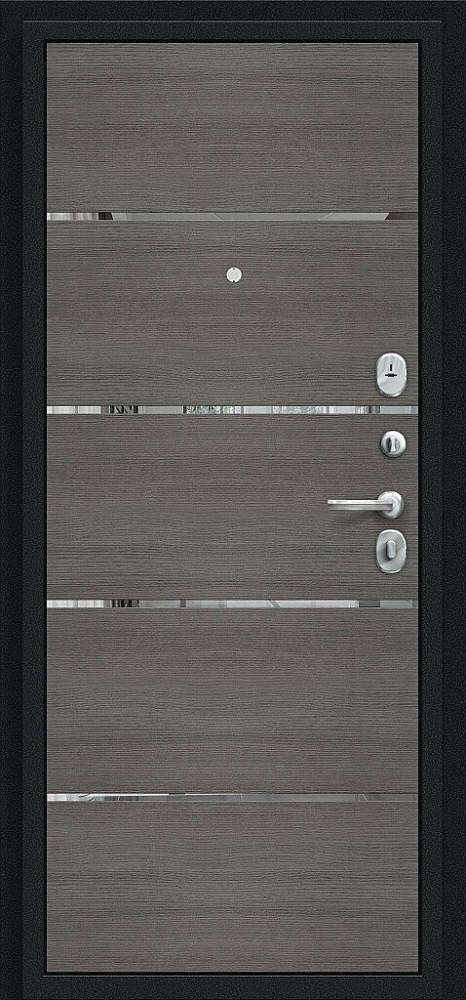 Товар Дверь Лайн Букле черное/Grey Melinga BR5021