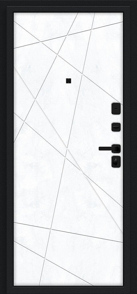 Товар Дверь Граффити-5/SBlack Букле черное/Snow Art BR6188