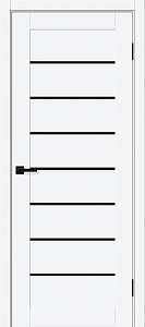 Товар Межкомнатная дверь Браво-22 Black Shine White Silk BR5502