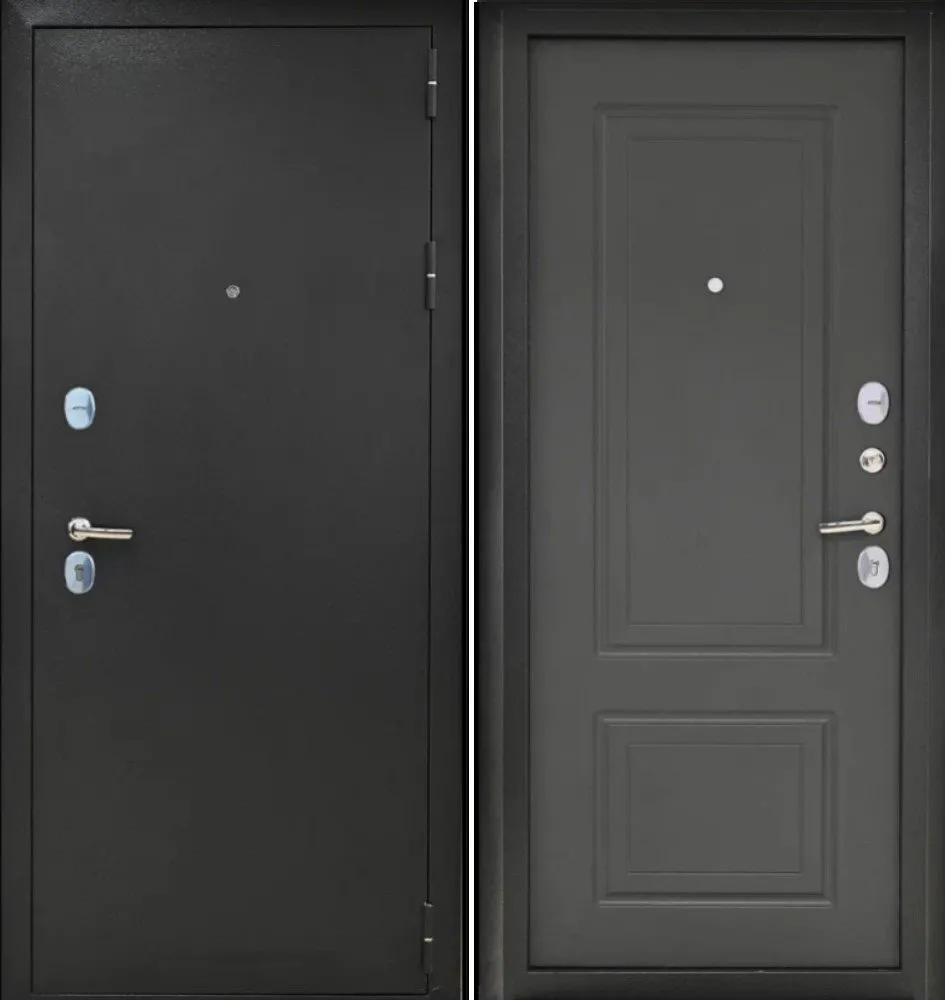 Дверьберг СТАЙЛ Т90 БУКЛЕ ЧЕРНЫЙ  ЯСЕНЬ ГРАФИТ DIS007281